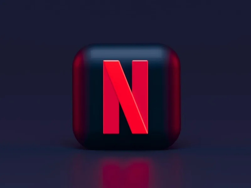 Icono tridimensional de una aplicación sobre un fondo azul oscuro